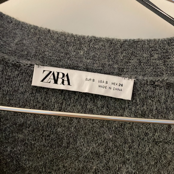 Zara oversized grey cardigan - Picture 4 of 6